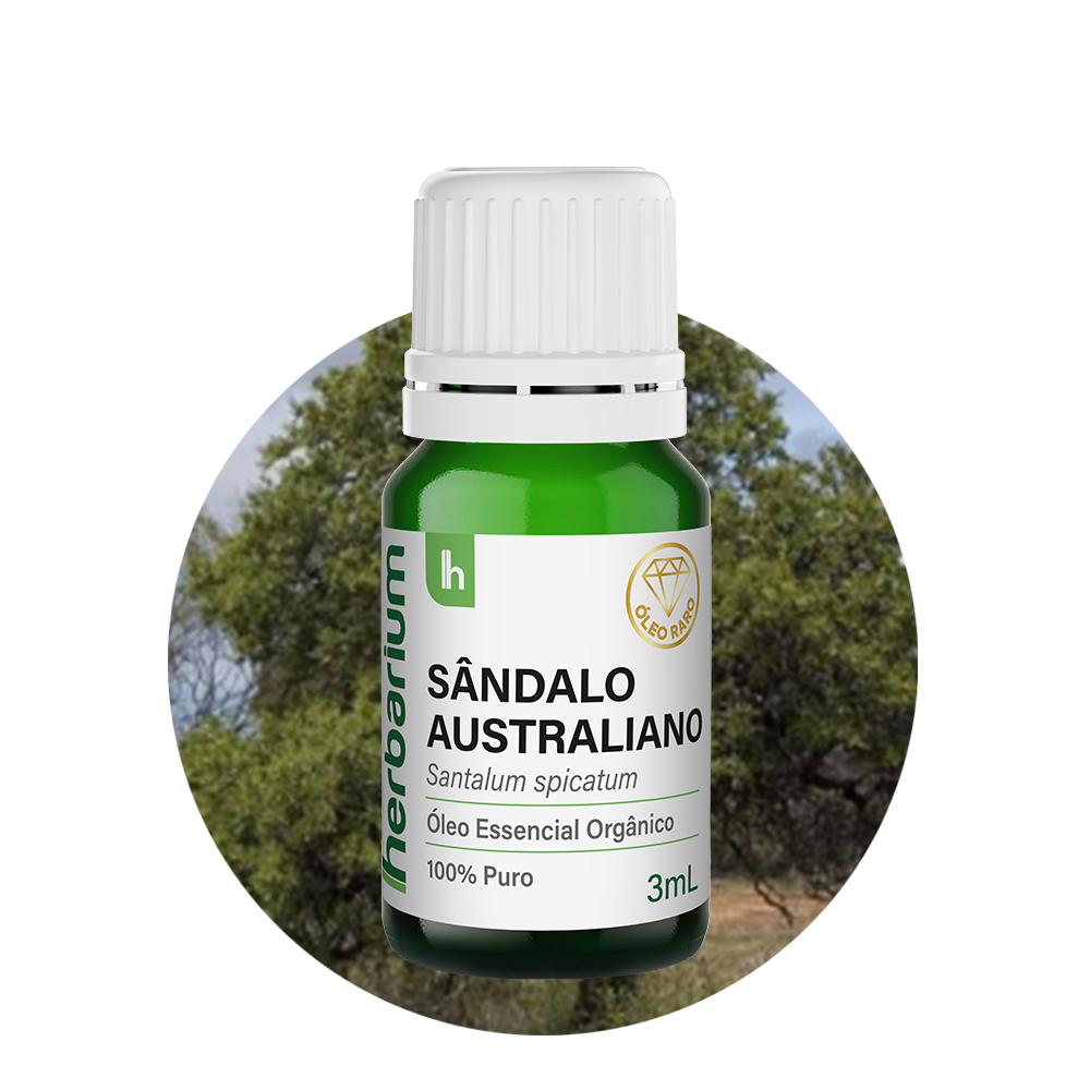Óleo Essencial de Sândalo Australiano Orgânico 3ml