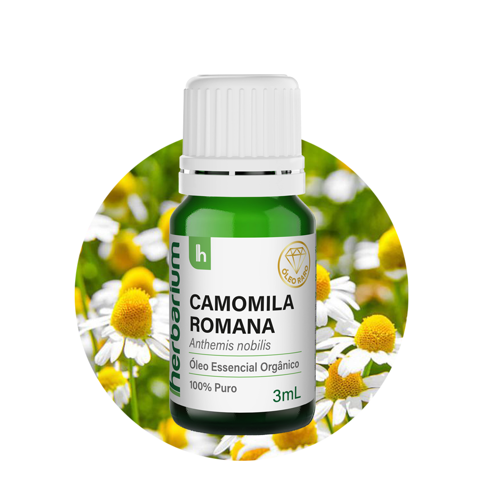 Óleo Essencial de Camomila Romana Orgânico 3ml
