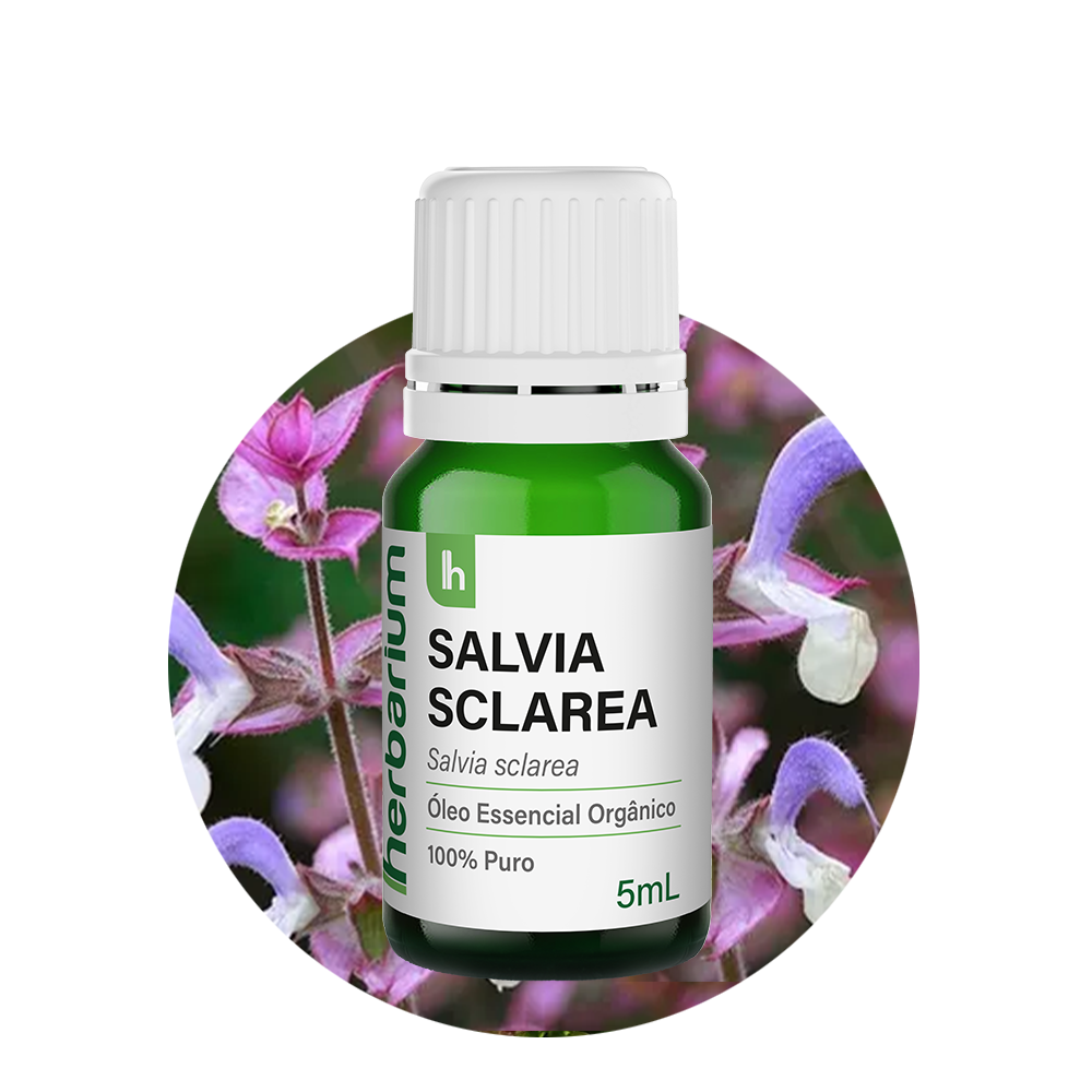 Óleo Essencial de Salvia Sclarea Orgânico 5ml