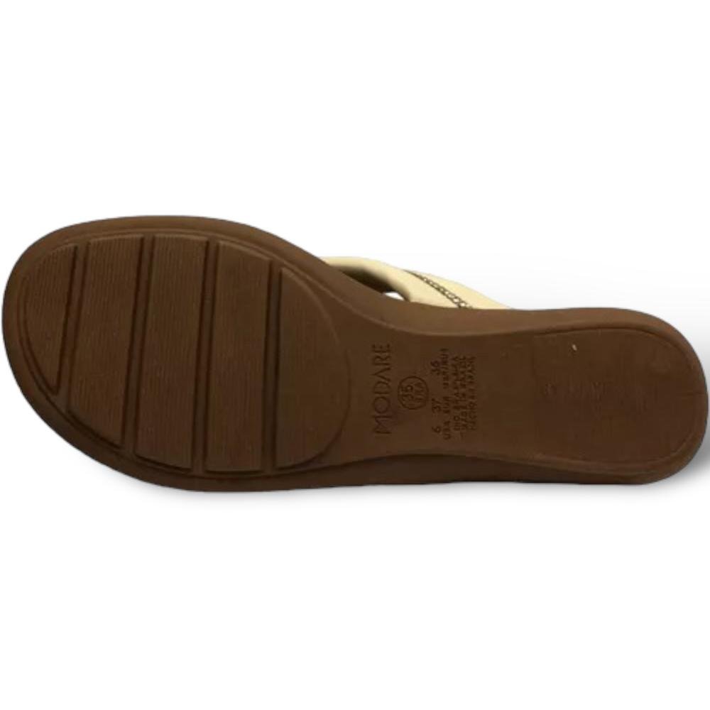 Tamanco Feminino Modare ultraconforto Strass Massageador Creme 6