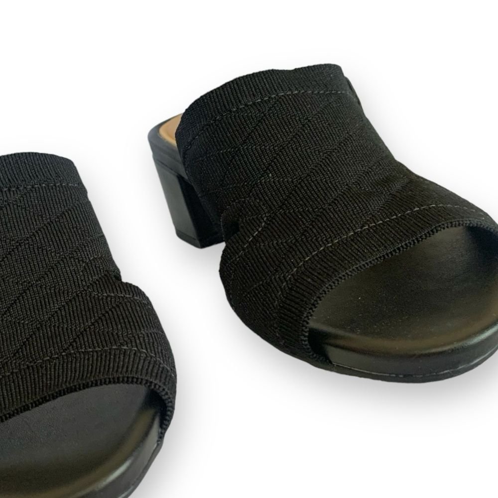 Tamanco Feminino Modare Têxtil Knit Preto Conforto 7187.101 Preto 5