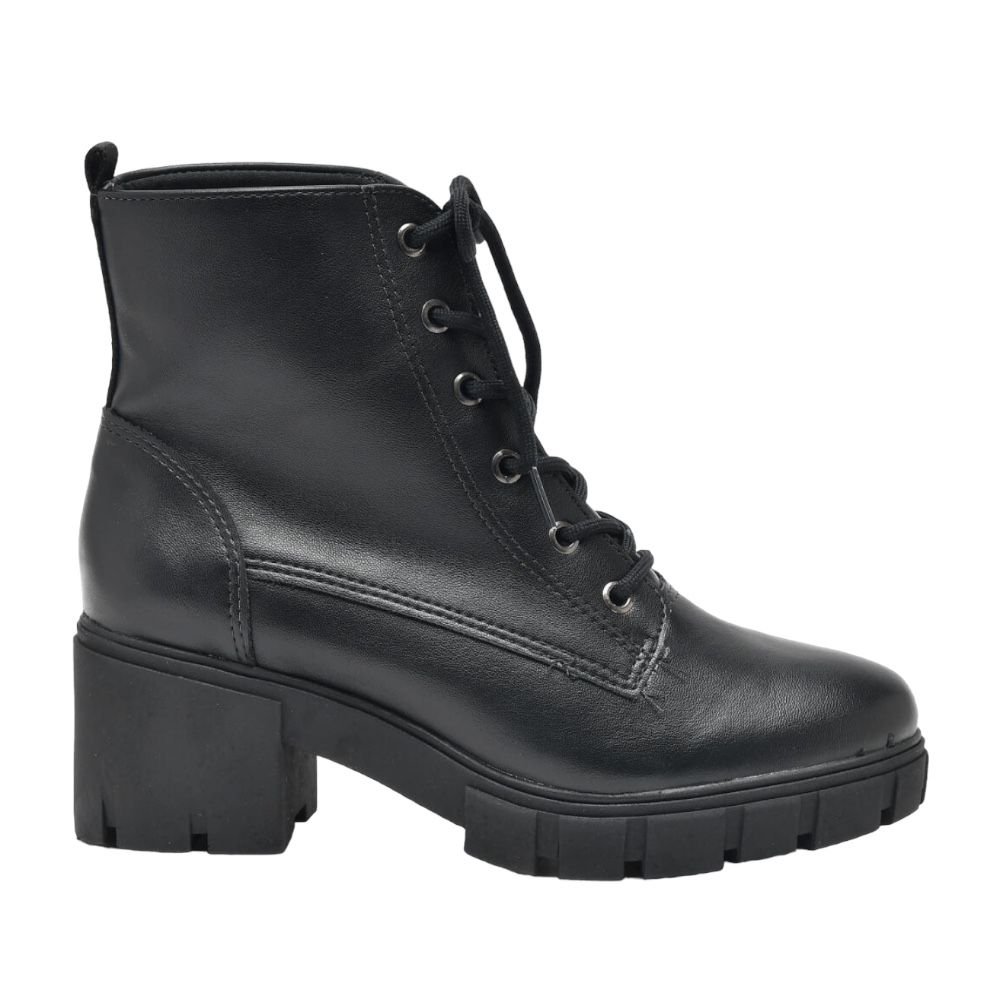Bota Coturno Via Marte 23-309 Tratorado Preto 2