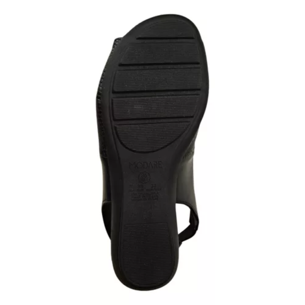 Sandália Feminina Modare Ultraconforto Anabela 7127.253 PTO Preto 3