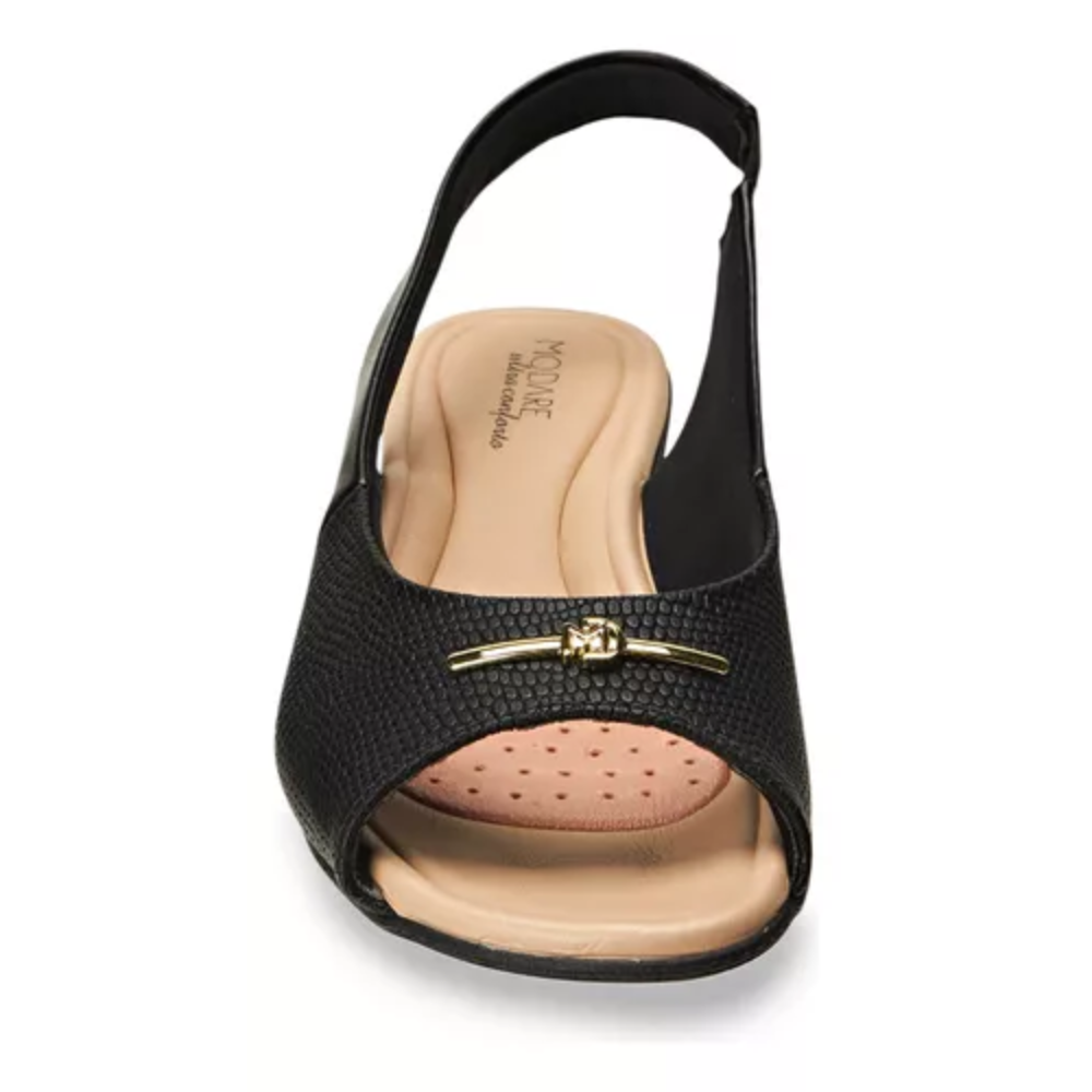 Sandália Feminina Modare Ultraconforto Anabela 7127.253 PTO Preto 4