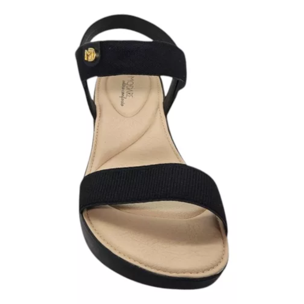 Sandalia Modare Ultra Conforto Elastico 7199.102 Preto Preto 4