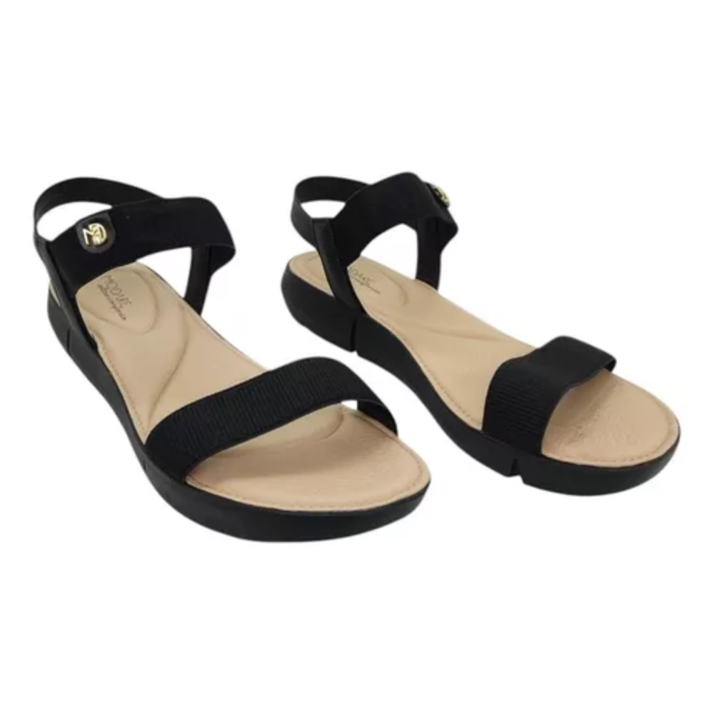 Sandalia Modare Ultra Conforto Elastico 7199.102 Preto Preto 5
