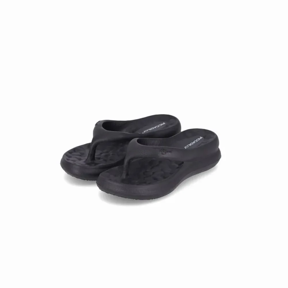 Chinelo Piccadilly Marshmallow Nuvem 224003 Dedo Conforto Preto 2