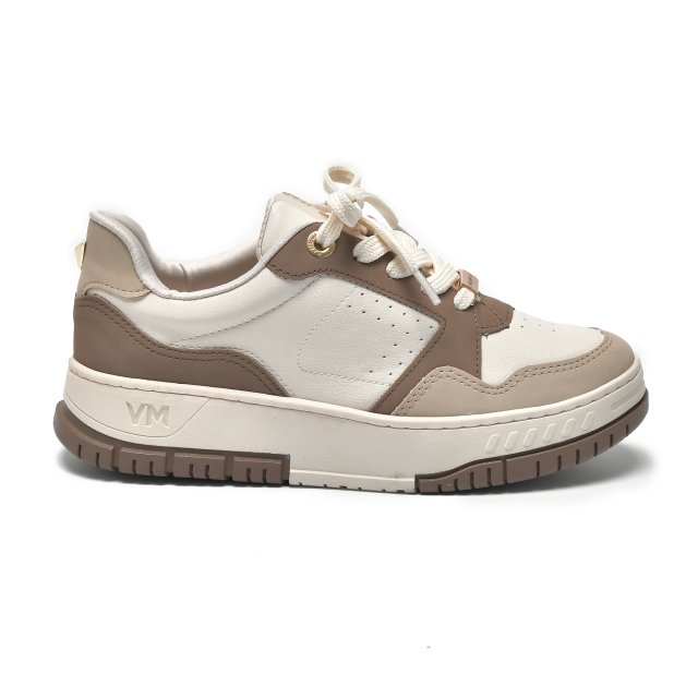 Tênis Via Marte Feminino Casual Nobuck Saara Nude 219-002