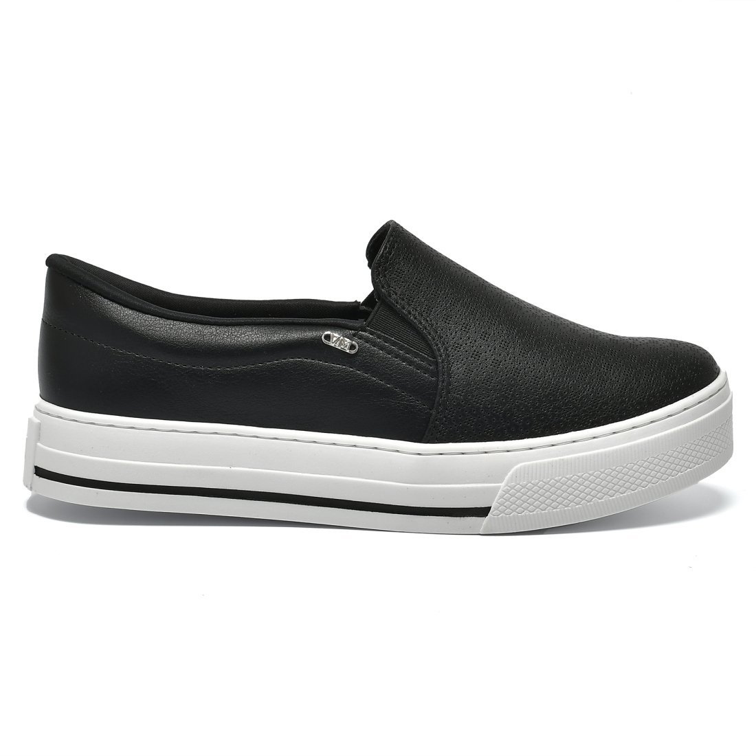 Tênis Casual Via Marte Feminino Preto Slip-on 027-027-02 Preto 2