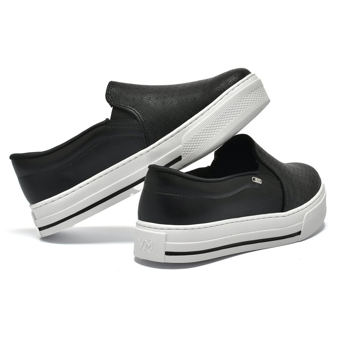 Tênis Casual Via Marte Feminino Preto Slip-on 027-027-02 Preto 3