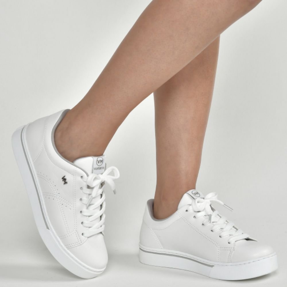 Tenis Casual Feminino Via Marte Branco Casual 016-008 Branco 4