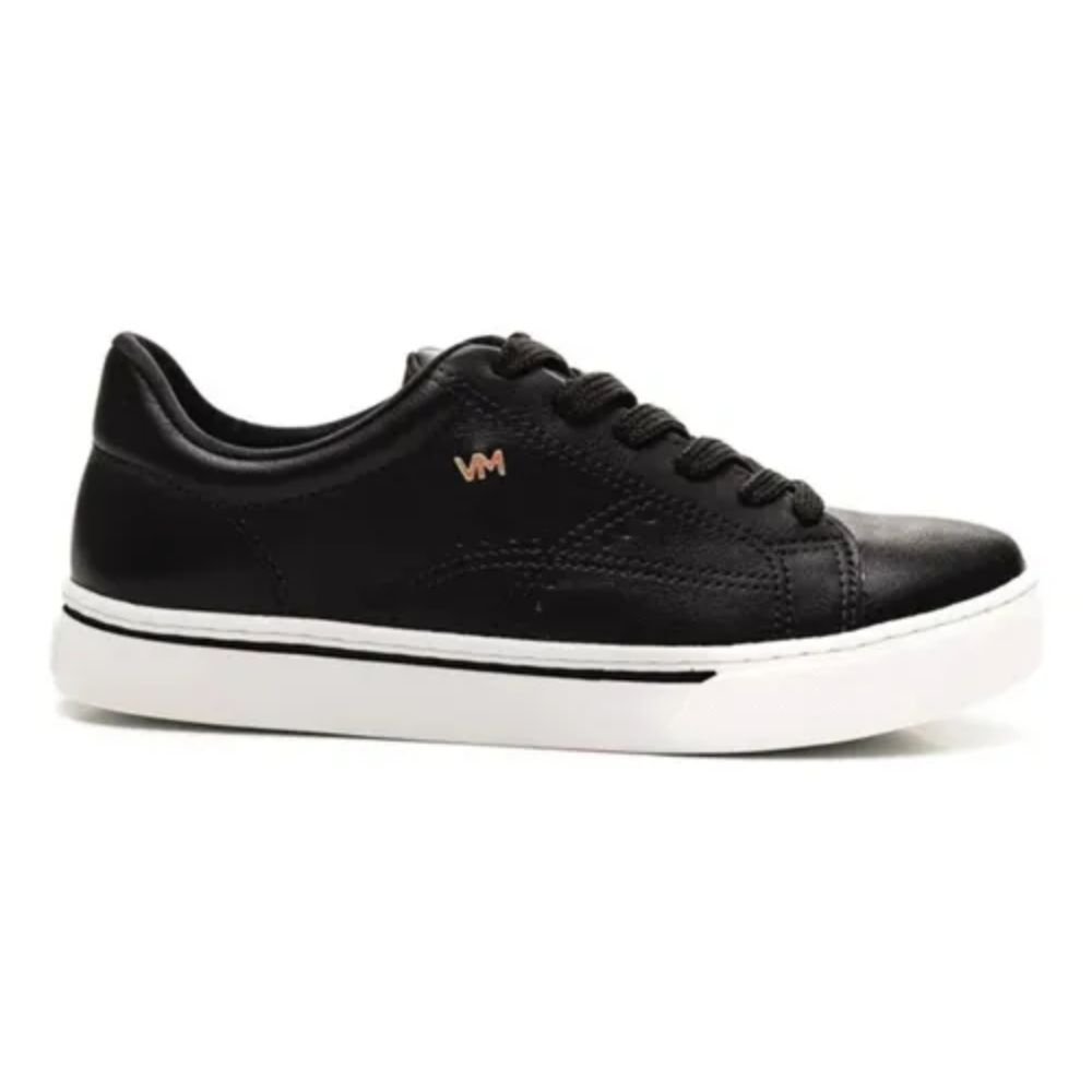 Tenis Casual Feminino Via Marte Preto Casual 016-008-01 Preto 2