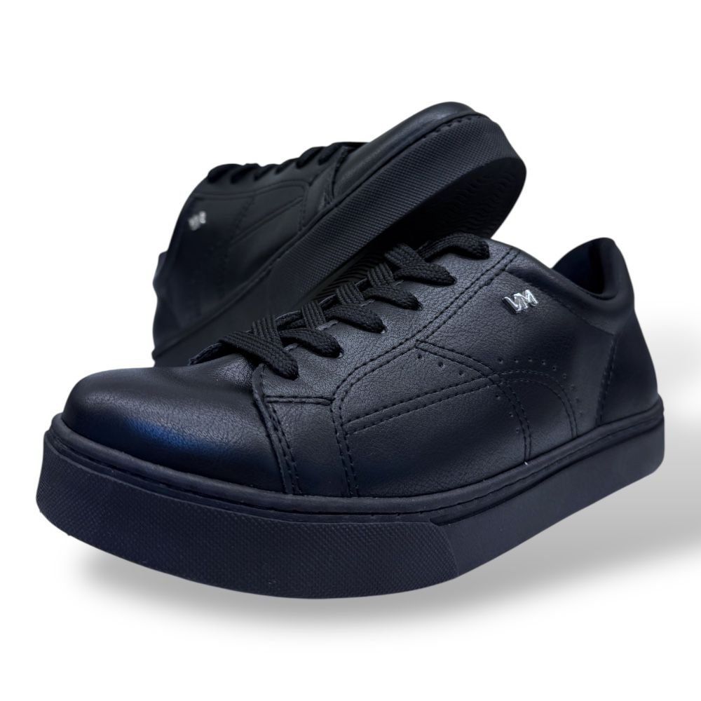 Tenis Casual Feminino Via Marte Preto Casual 016-008-05 Preto 3