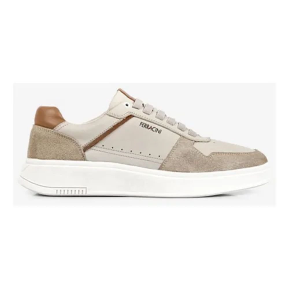 Sapatênis Ferracini Masculino Logan 9316-678D Bege 1