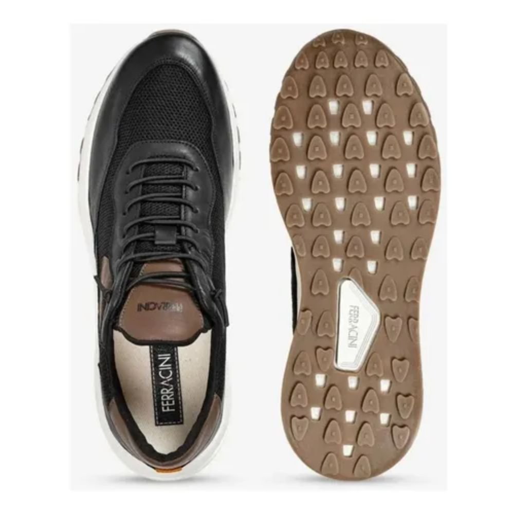 Sapatenis Masculino Casual Em Couro Ducati Ferracini 1691a Preto 3