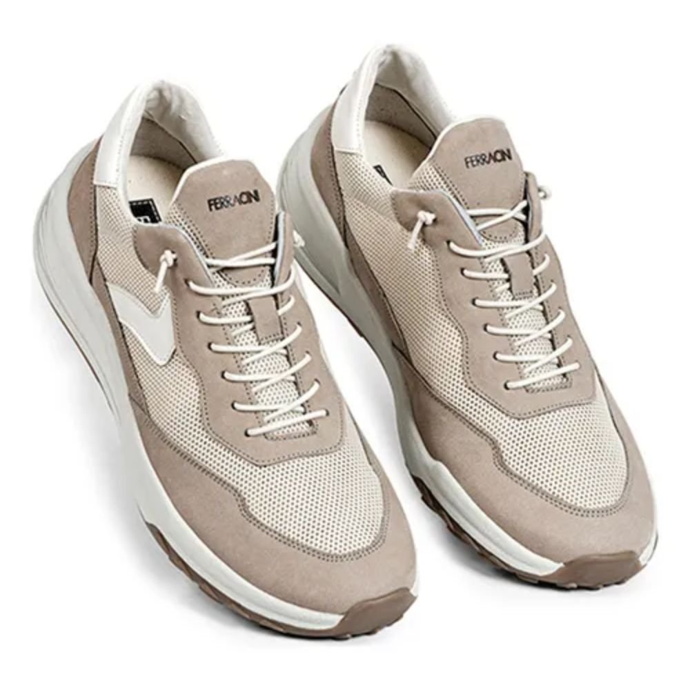 Sapatenis Casual Ferracini Ducati Masculino 1691a Bege 2