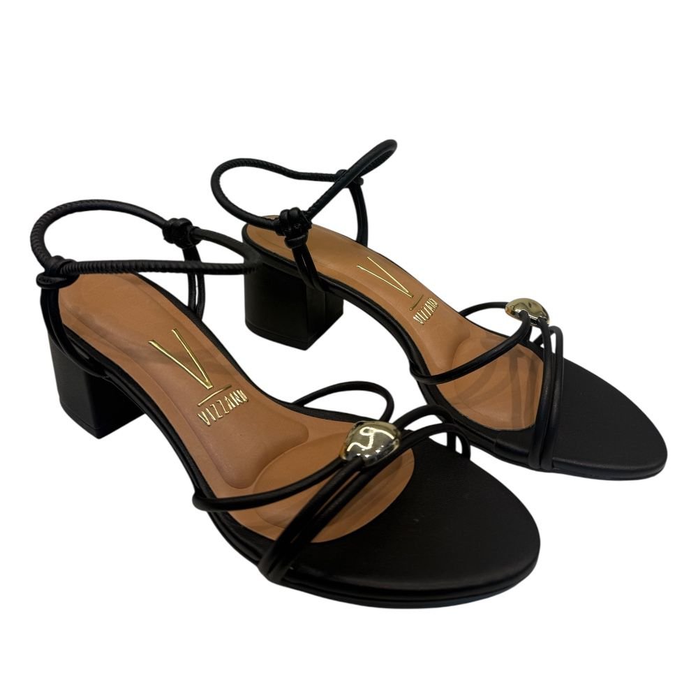 Sandália Vizzano De Salto Bloco Preto 6291.1192 Preto 6