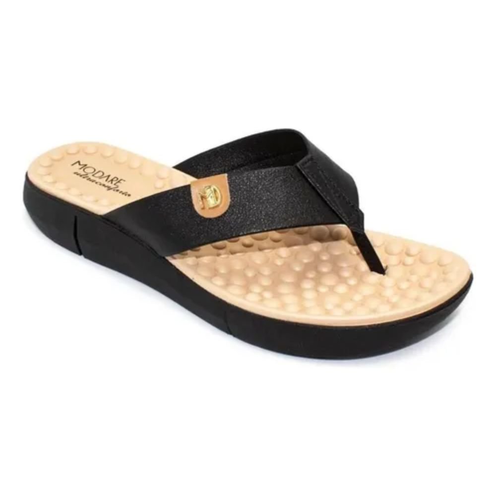 Tamanco Chinelo Modare Feminino 7142.106 Preto 2