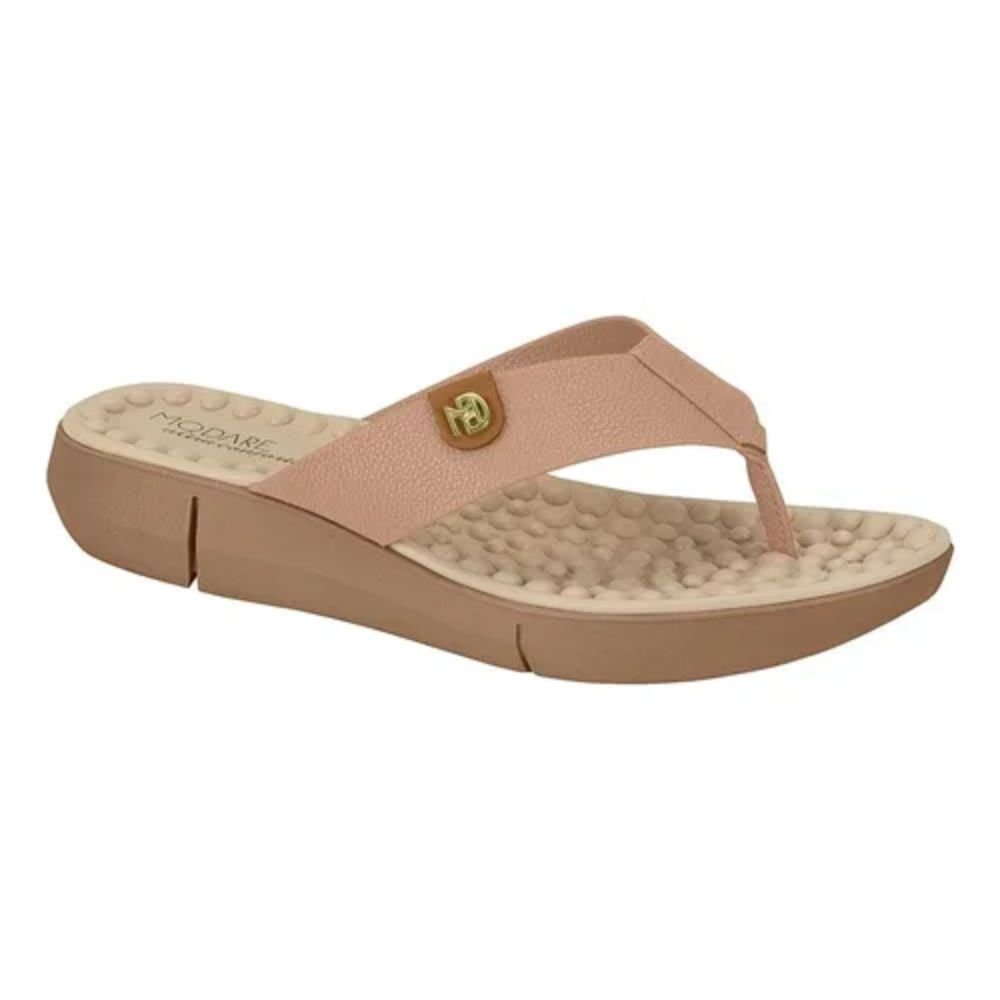 Tamanco Chinelo Modare Feminino  7142.106 Nude Conforto