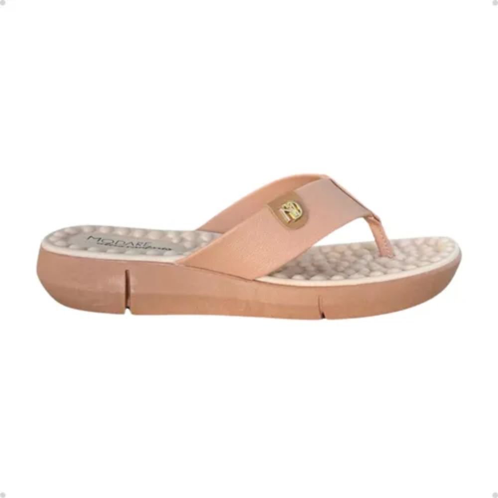 Tamanco Chinelo Modare Feminino 7142.106 Nude Conforto Nude 2