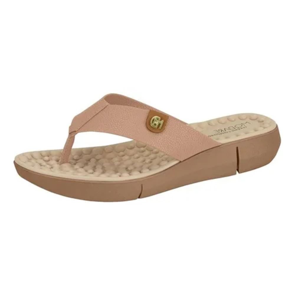 Tamanco Chinelo Modare Feminino 7142.106 Nude Conforto Nude 3