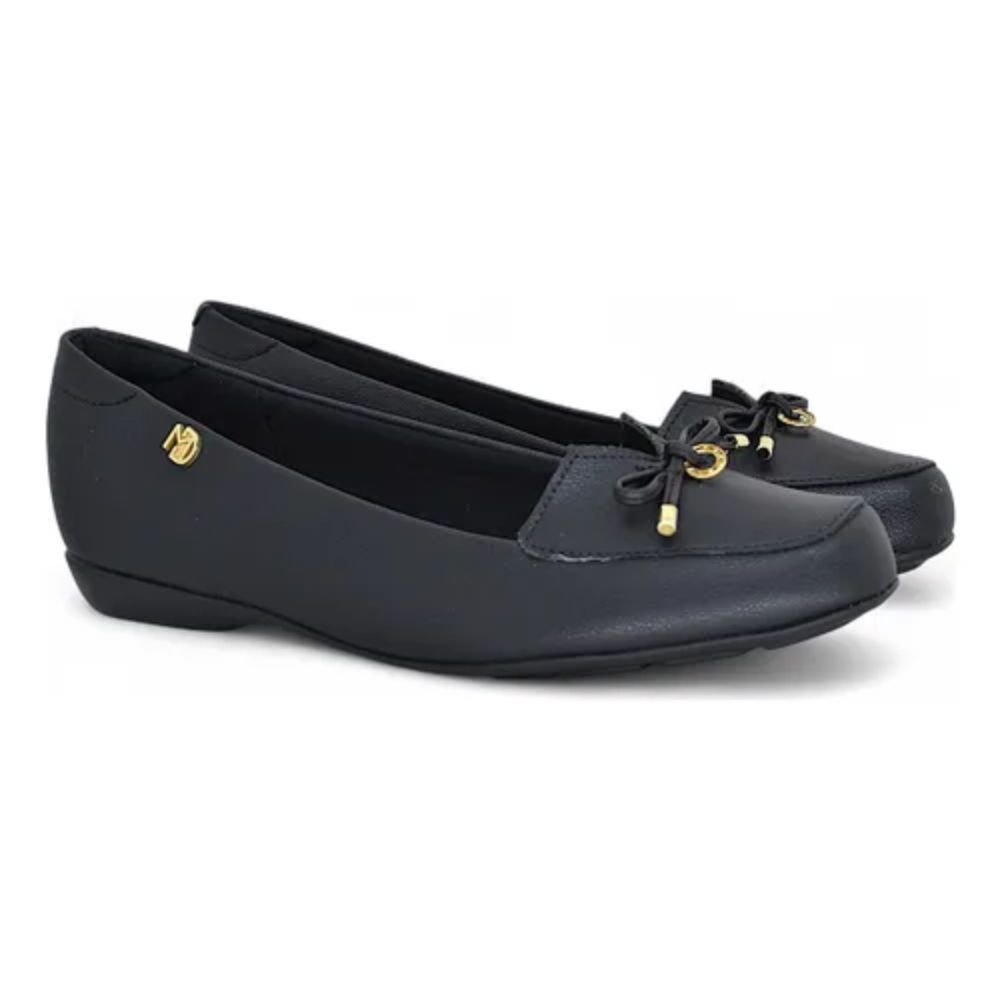Sapato Mocassim Modare Feminino Preto 7016.461 Preto 3