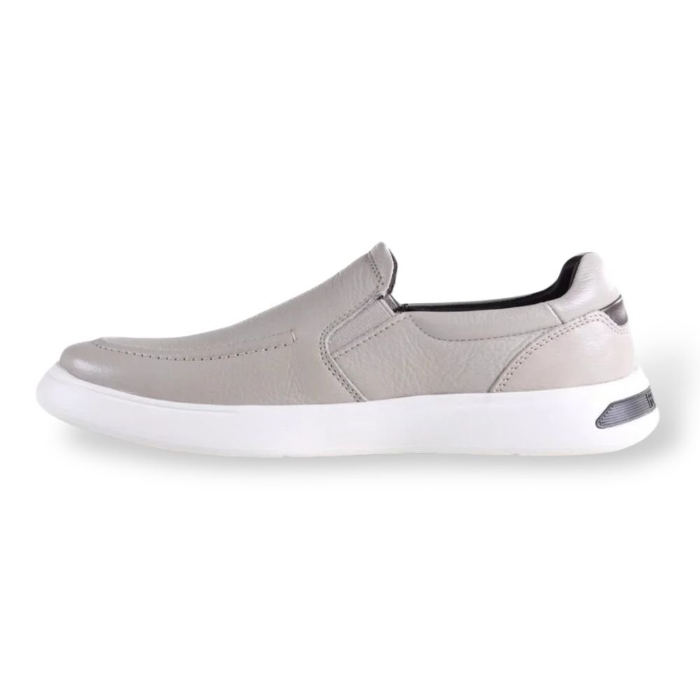 Sapato Masculino Slip Mocassim Ferracini Buzios 8960-652b Cinza 2