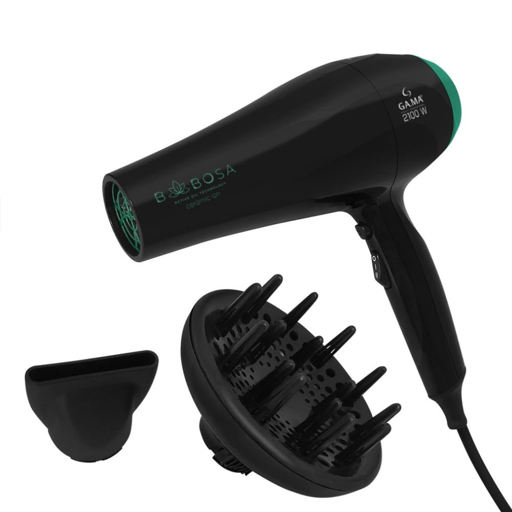 Kit Prancha e Secador de Cabelo Babosa + Brinde 127V 127V 7