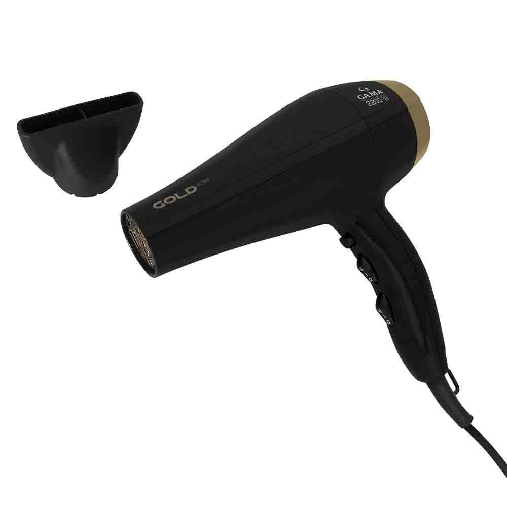 Kit Prancha e Secador GA.MA Gold Ion Argan 127V 2