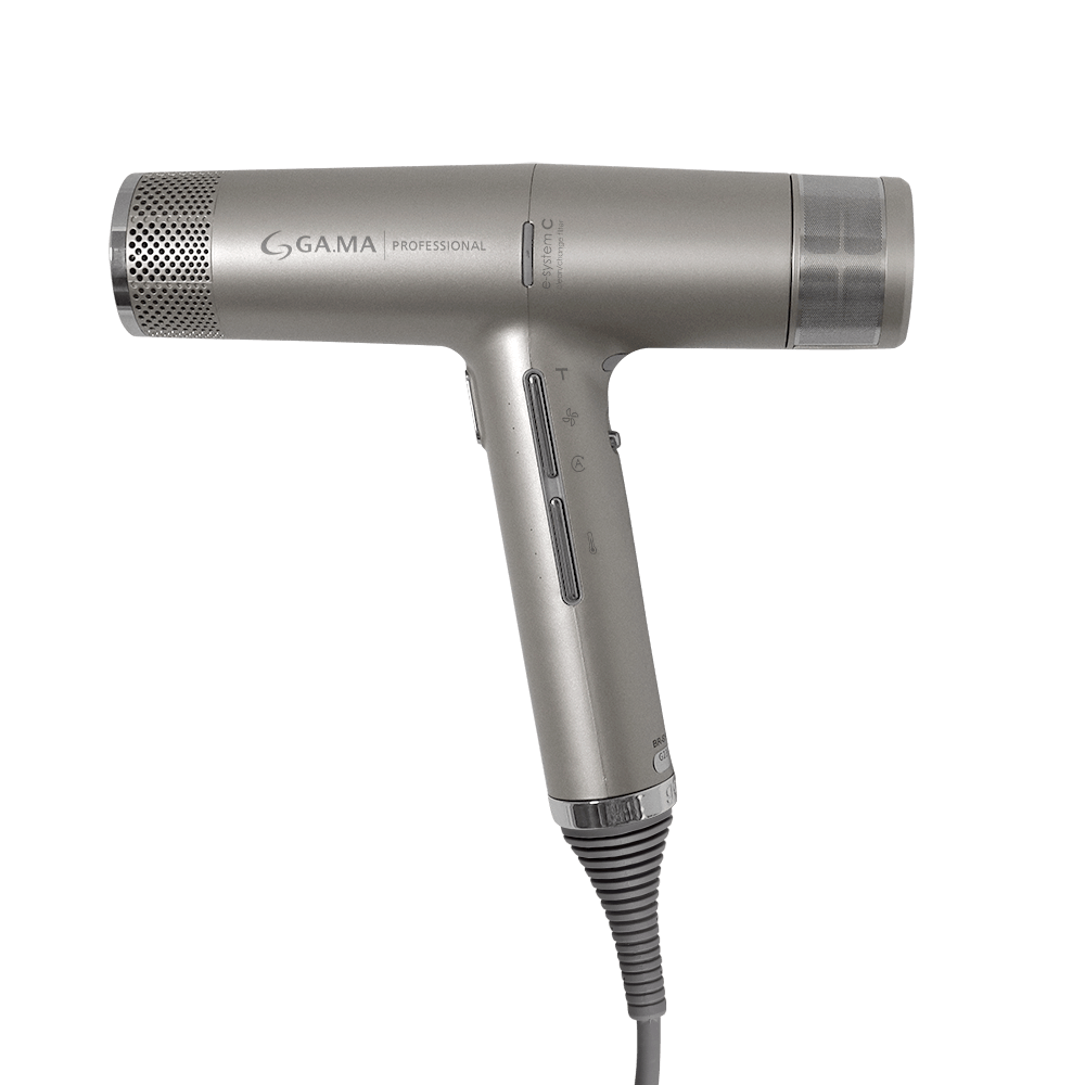 Kit Secador e prancha GA.MA iQ3 Gray G-Evo Vera Ceramika 127V 2