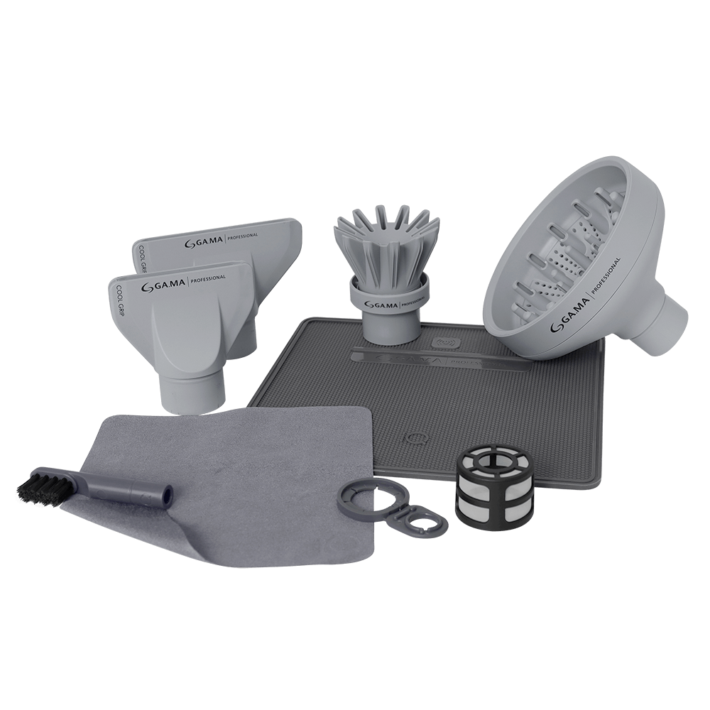 Kit Secador e prancha GA.MA iQ3 Gray G-Evo Vera Ceramika 127V 4