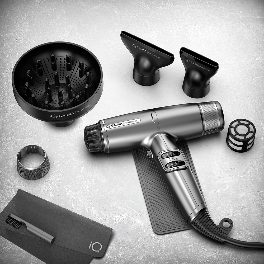 Secador de Cabelo GA.MA Professional iQ Lite Silver Cinza 14