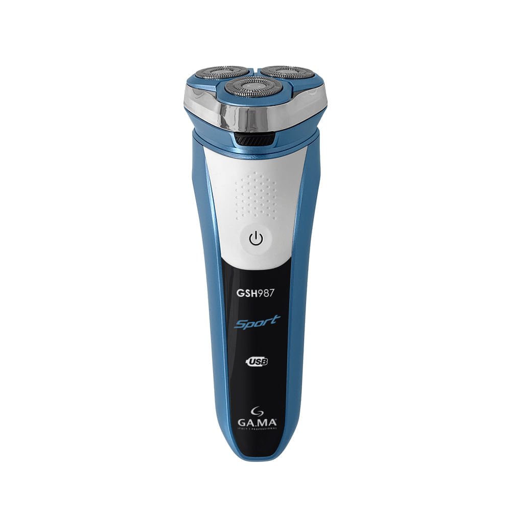 Barbeador GA.MA 3 Lâminas GSH987 Sport W&D USB Bivolt 2