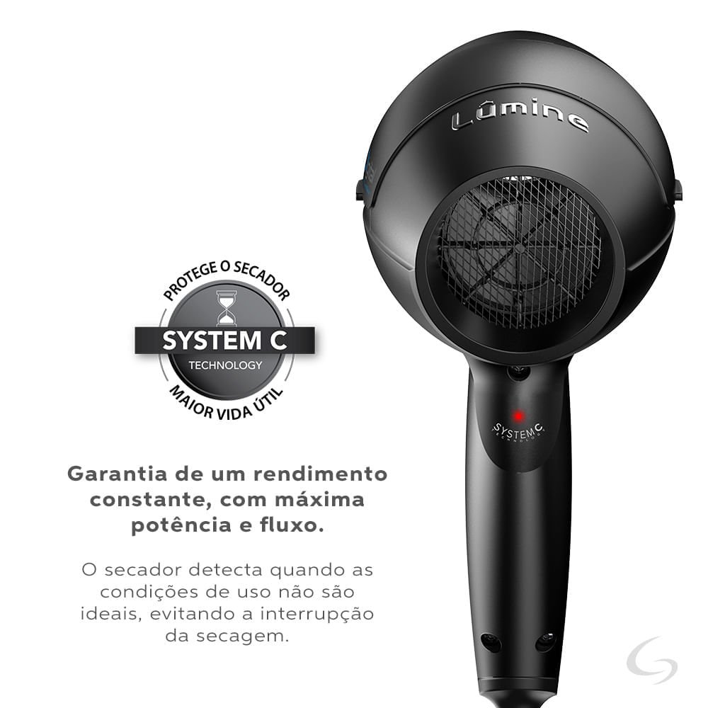 Secador de Cabelo GA.MA Professional Lumine 2800W Preto 5