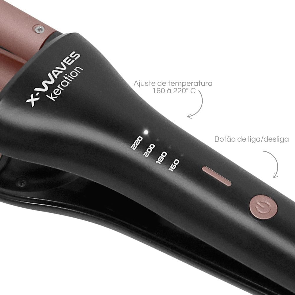 Modelador Ondas X-Waves Keration Bivolt Bivolt 8