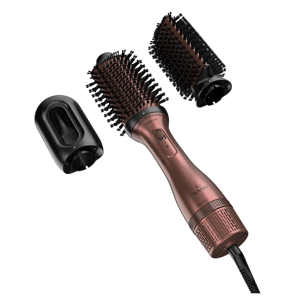 Escova Secadora GA.MA 3 Cabeças Marula 3D Bivolt Rosa 1