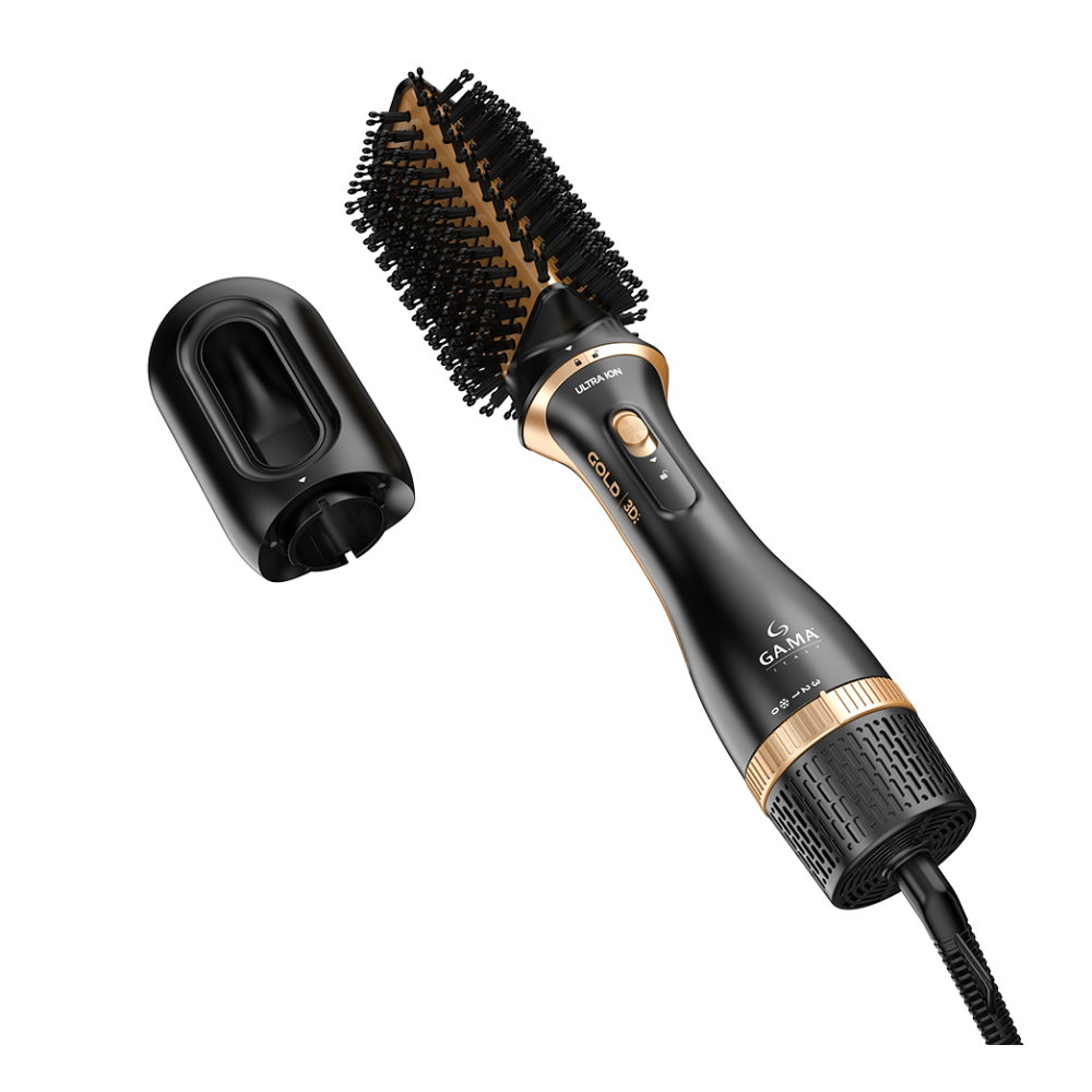 Escova Secadora 2 Cabeças Gold Ion Argan 3D Bivolt Bivolt 5