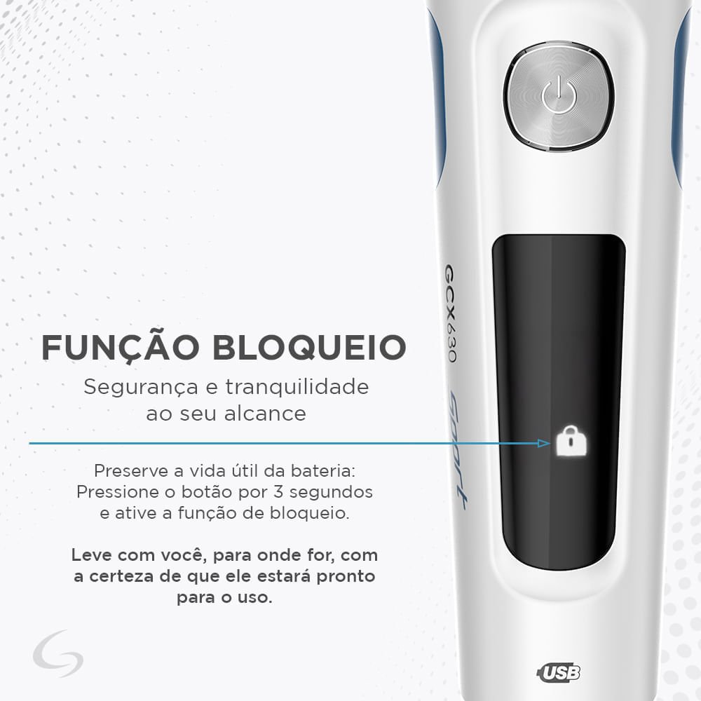 Multistyler Máquina GCX630 Sport W&D USB Branco 9