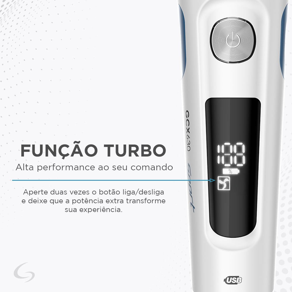 Multistyler Máquina GCX630 Sport W&D USB Branco 10