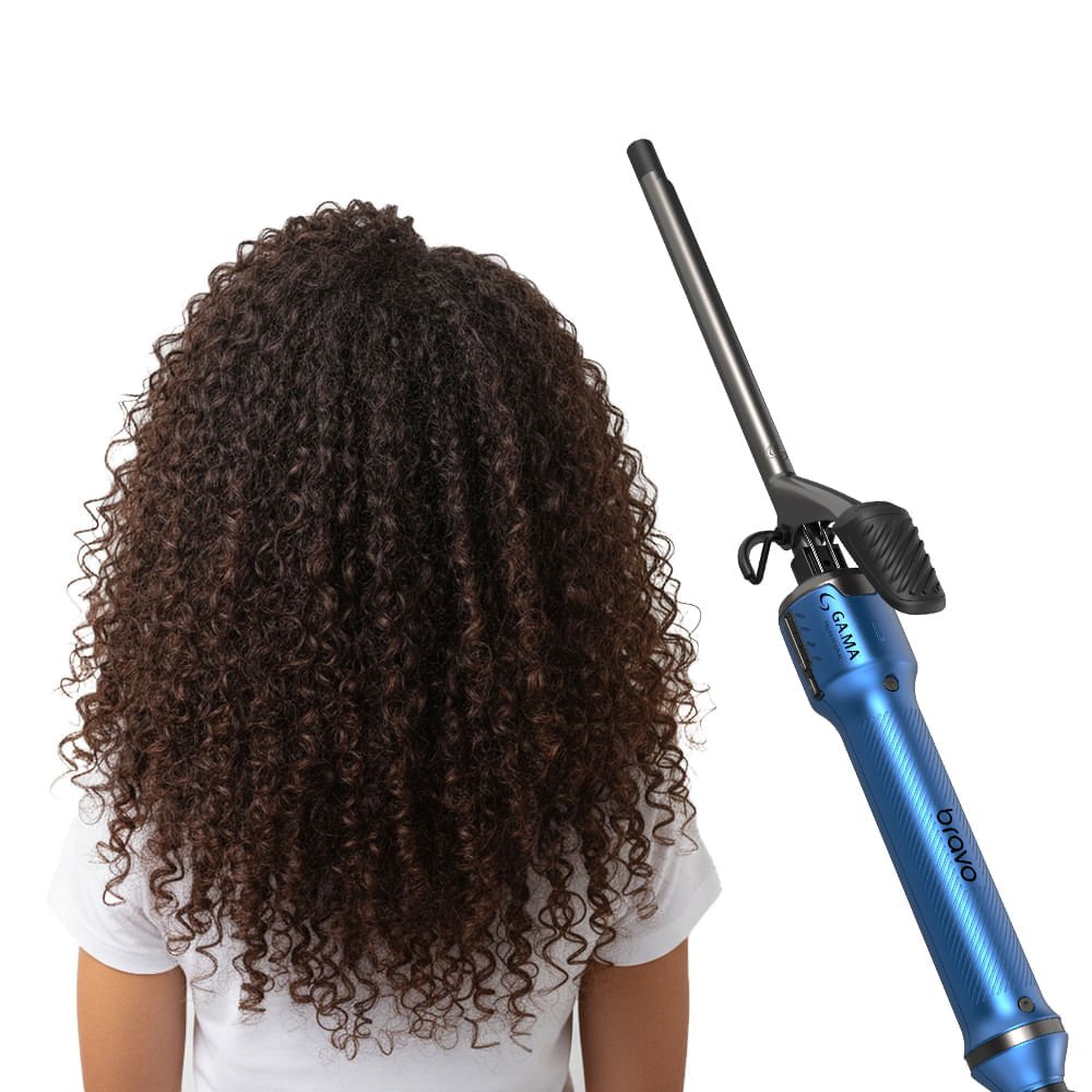 Modelador Professional Bravo 9mm Led Bivolt Azul 7