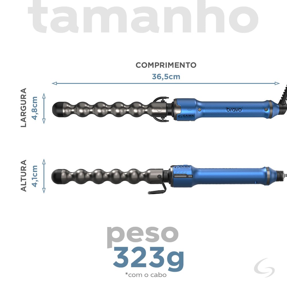 Modelador Professional Bravo Bubbles Bivolt Azul 4