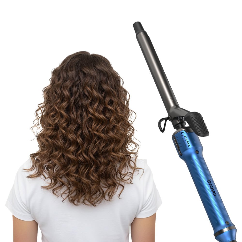 Modelador Professional Bravo 19mm Led Bivolt Azul 4