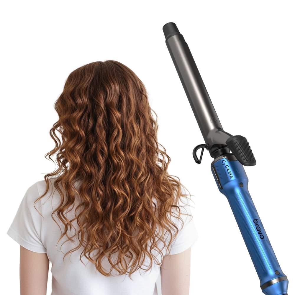 Modelador Professional Bravo 25mm Led Bivolt Azul 4
