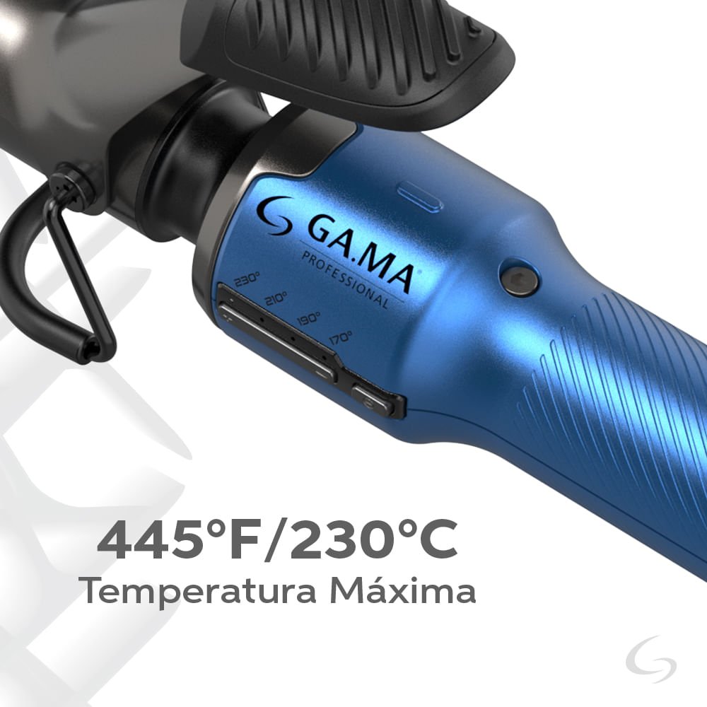 Modelador Professional Bravo 25mm Led Bivolt Azul 9