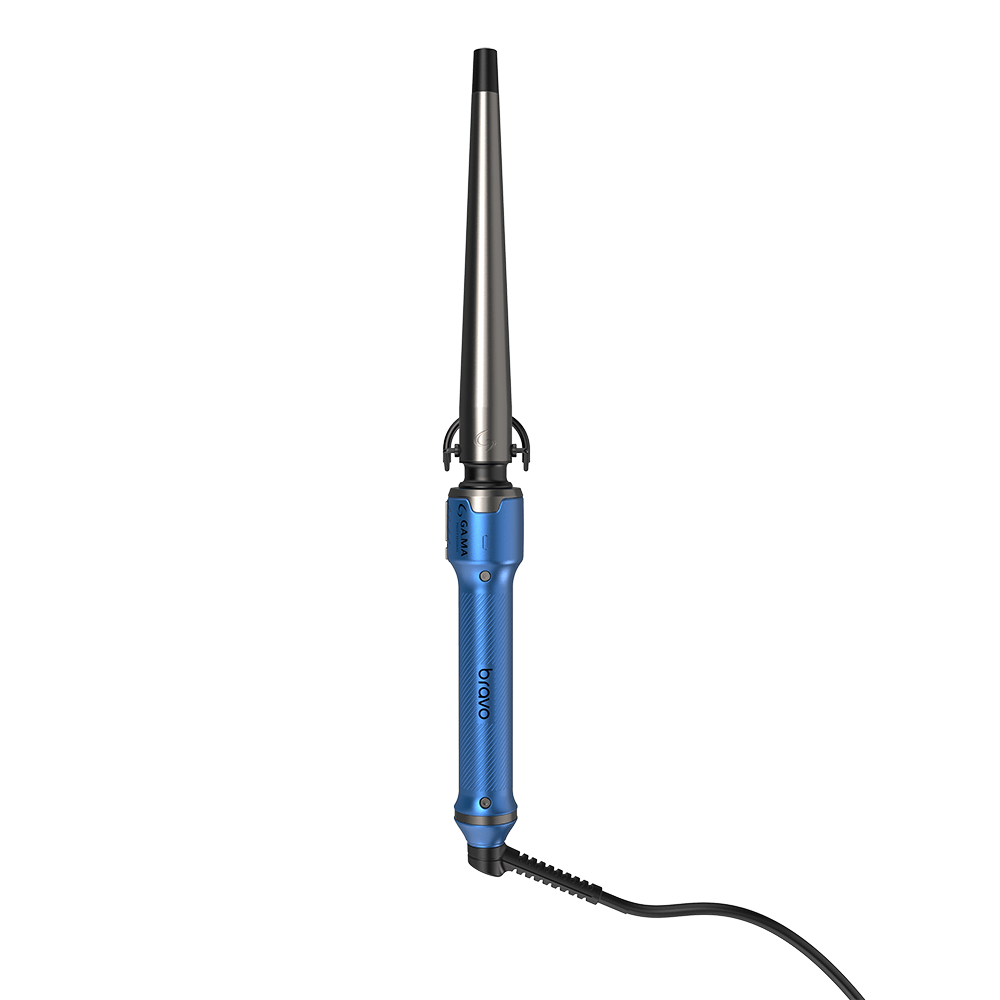 Modelador Professional Bravo Cônico Led Bivolt Azul 3