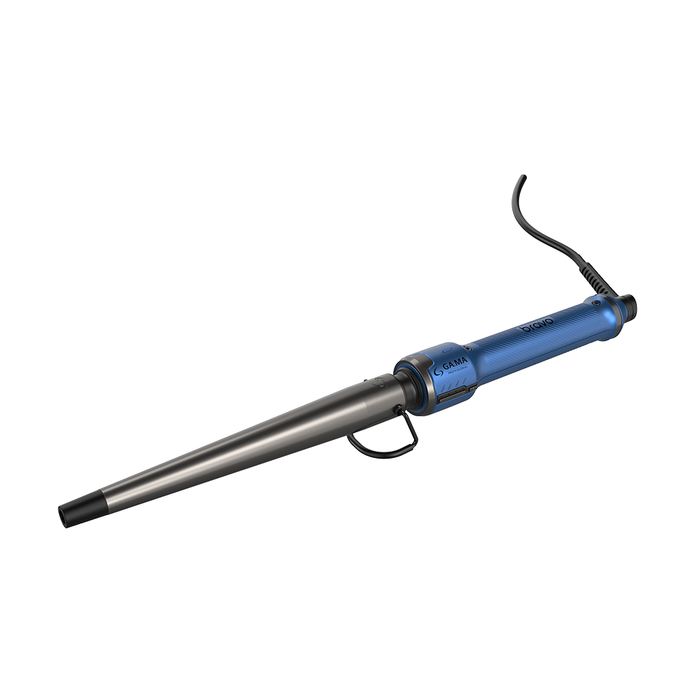 Modelador Professional Bravo Cônico Led Bivolt Azul 6