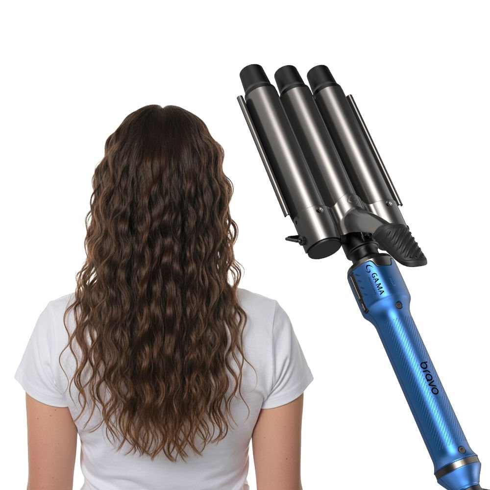 Modelador Professional Bravo Triondas Bivolt Azul 6
