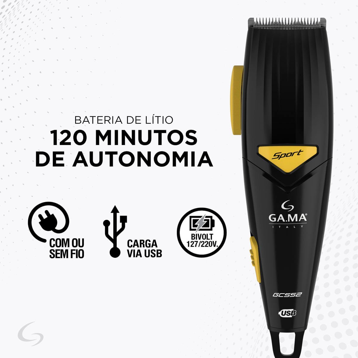 Máquina de Corte GA.MA GC552 Sport - USB Bivolt 5