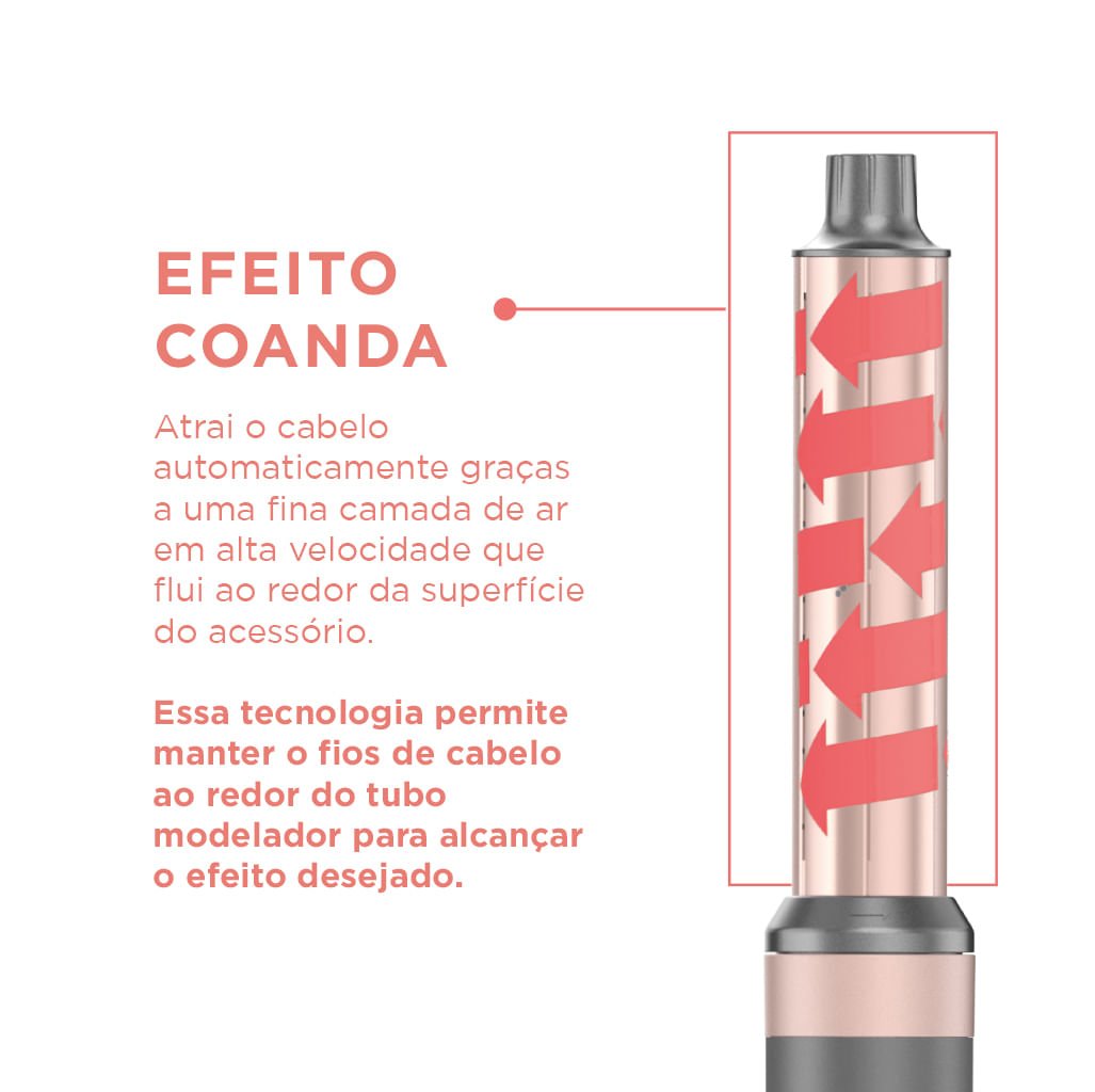 Secador de Cabelo Multistyler GA.MA uniQ Flow 9 em 1 Bivolt Cinza 3