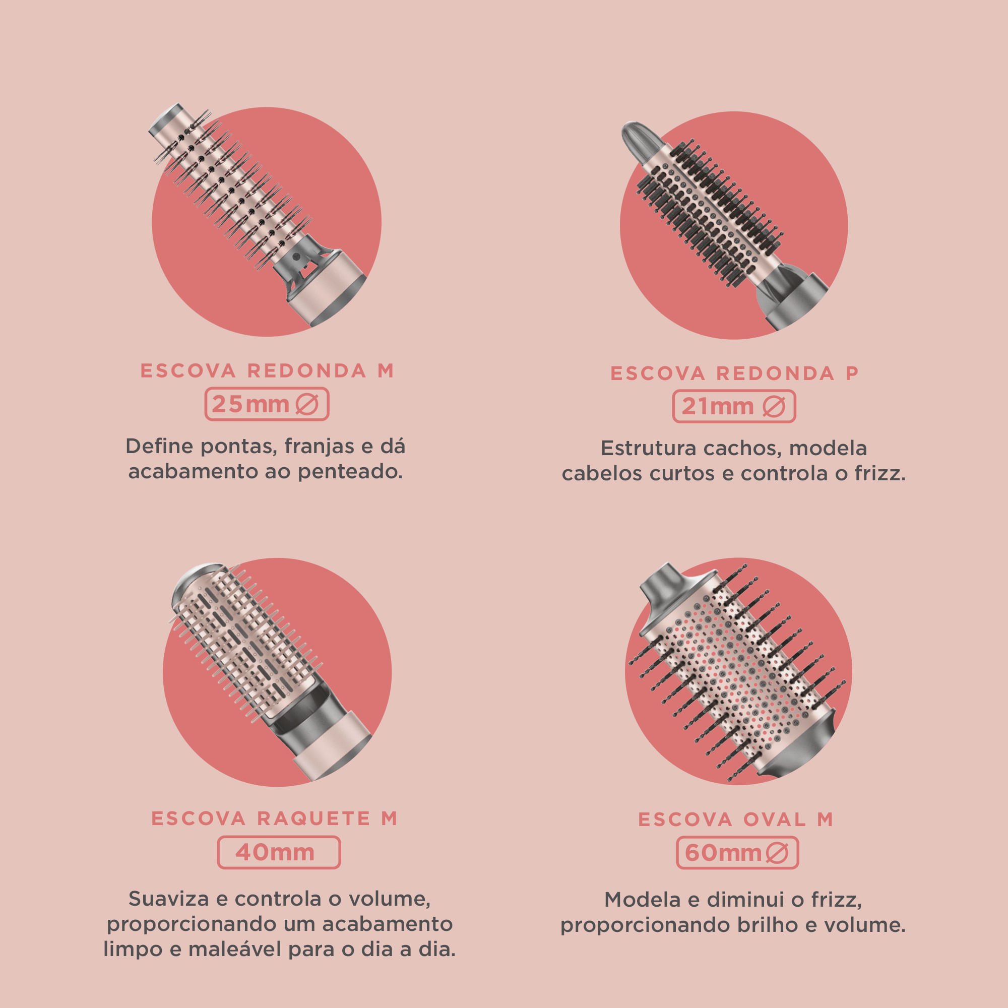 Secador de Cabelo Multistyler GA.MA uniQ Flow 15 em 1 Bivolt Cinza 13